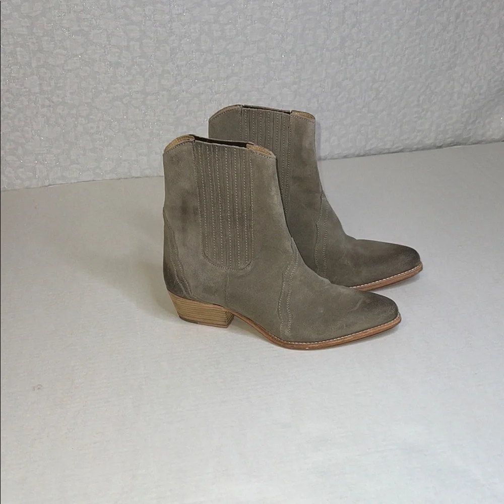 FREE PEOPLE NEW FRONTIER WESTERN BOOTS DISTRESSED - Picture 2 of 16